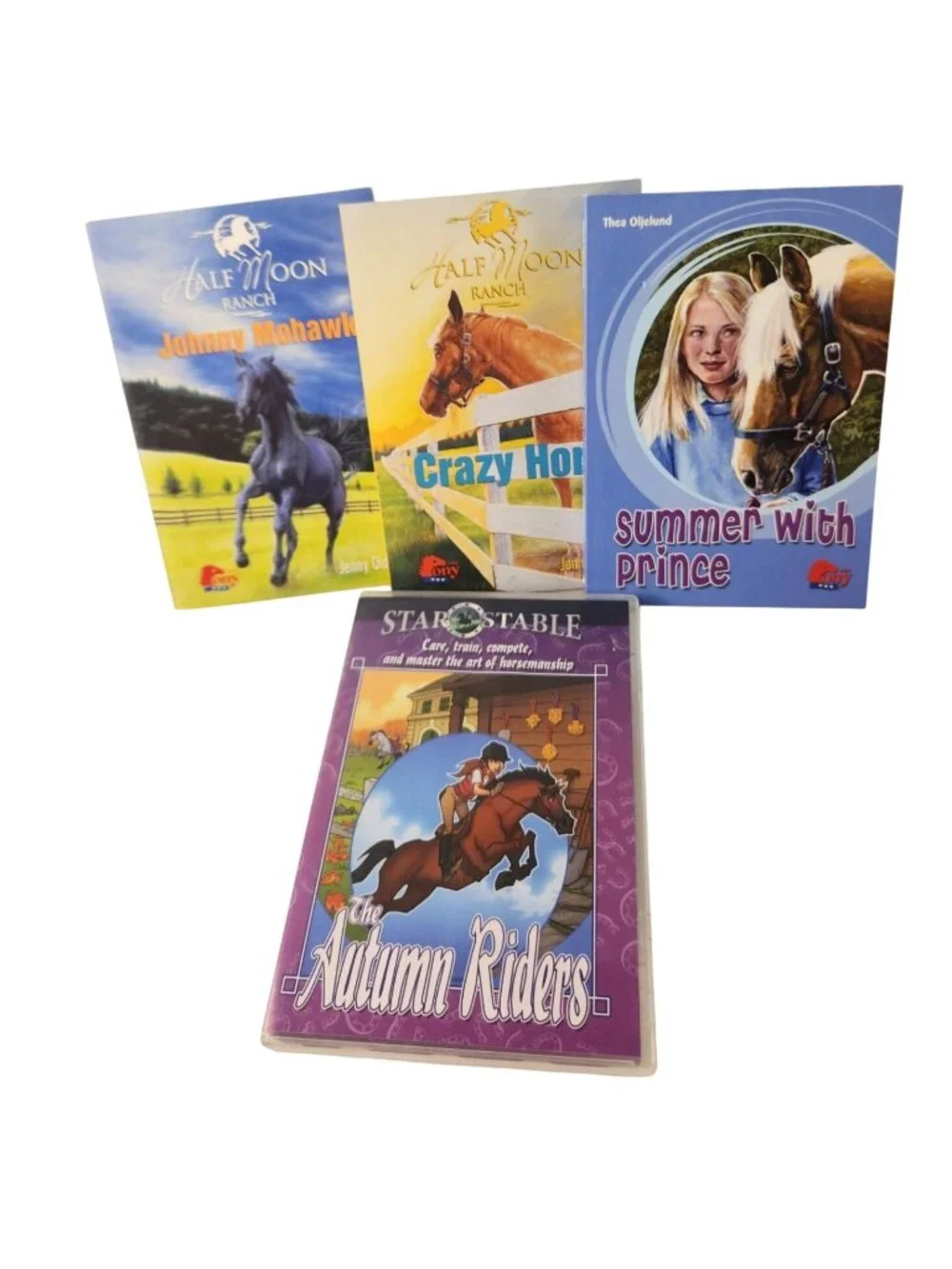 Half Moon Ranch Book Bundle & Star Stable Autumn Riders Pc Game Set
